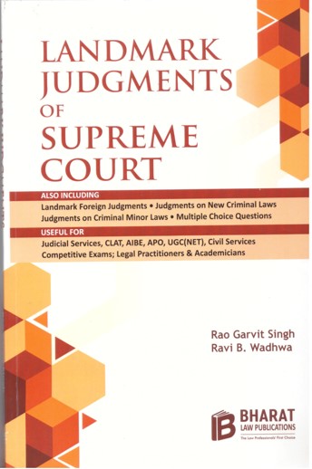 Bharat's Landmark Judgements Of Supreme Court On environMental Justice - 1st Edition 2025 Bharat's Landmark Judgements Of Supreme Court On environMental Justice - 1st Edition 2025