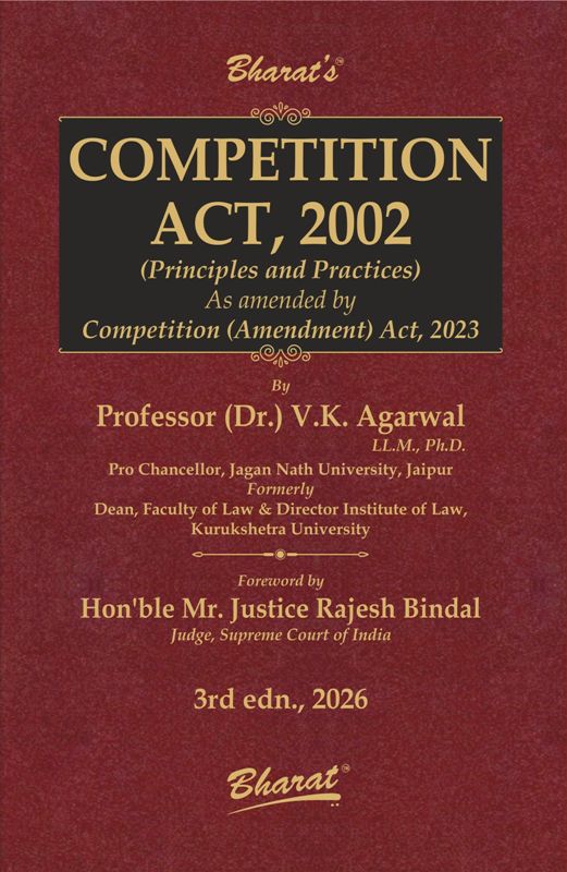 Bharat's Competition Act , 2002 - 3rd Edtion 2026 Bharat's Competition Act , 2002 - 3rd Edtion 2026