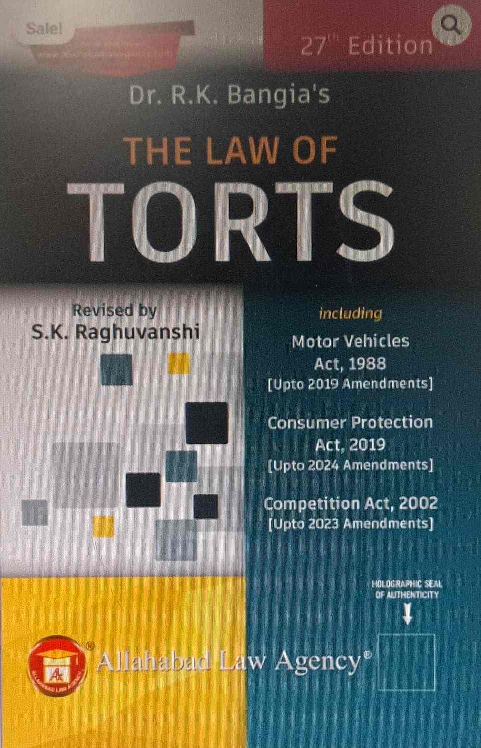 ALA's The Law of torts - 27th Edition 2026 ALA's The Law of torts - 27th Edition 2026