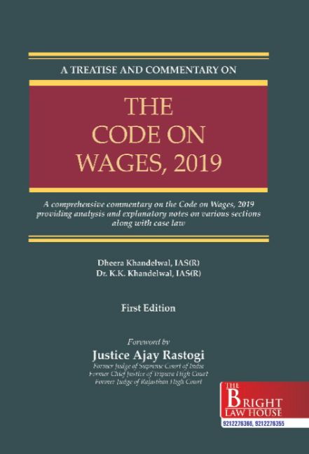 Bright's A Treatise & Commentaron on Code on Wages, 2019 -1st Edition 2026 Bright's A Treatise & Commentaron on Code on Wages, 2019 -1st Edition 2026